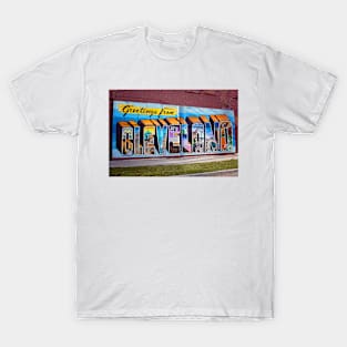 Greetings from Cleveland Mural T-Shirt